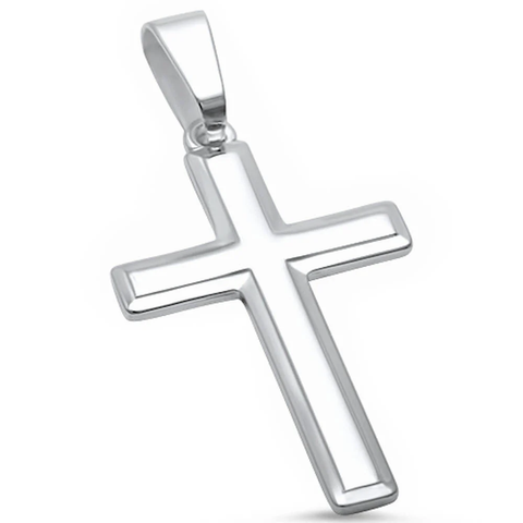 Sterling Silver Solid Cross Pendant