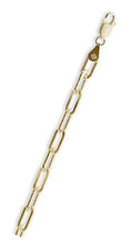 Load image into Gallery viewer, Sterling Silver Yellow Gold Plated Square Forzatina 110-5.1mm Chain