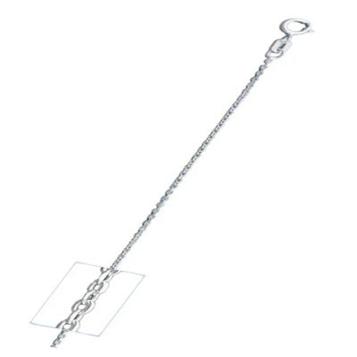 Italian Sterling Silver Cable 024-0.8MM Chain, length 18