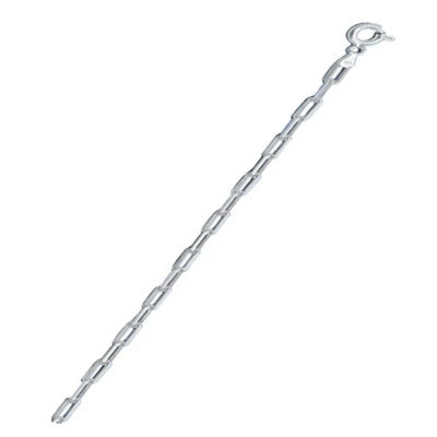 Sterling Silver Staple Italian Chain-2.2mm, Length 7