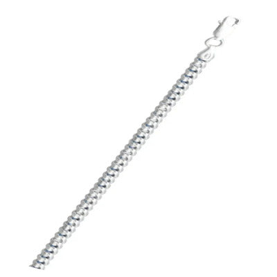 Sterling Silver Anti-Tarnish Miami Cuban Link 120 Chain, Length 20"