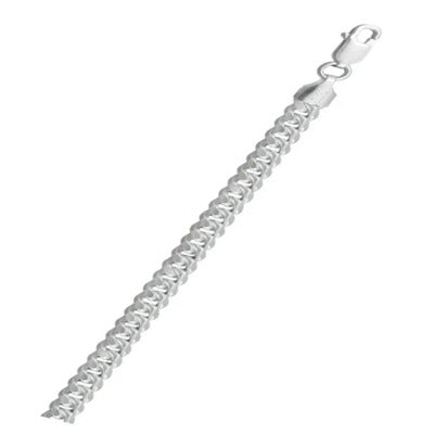 Sterling Silver Anti-Tarnish Miami Cuban Link 160-5.5mm Chain, Length 20"
