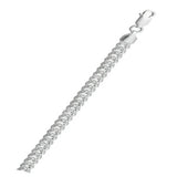 Sterling Silver Anti-Tarnish Miami Cuban Link 160-5.5mm Chain, Length 20