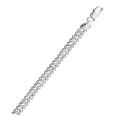 Sterling Silver Anti-Tarnish Miami Cuban Link 160-5.5mm Chain, Length 20