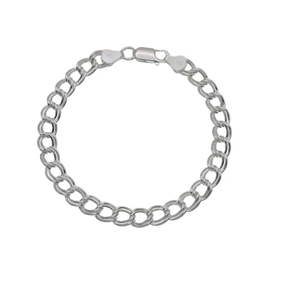 Sterling Silver Chino Links Double Wire 080 Bracelet