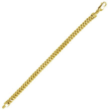 Load image into Gallery viewer, Sterling Silver Gold Plated Franco Chain Or Bracelet