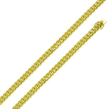 Load image into Gallery viewer, Sterling Silver Gold Plated 9.0mm Miami Cuban Box Lock Chain Or Bracelet
