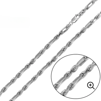 Sterling Silver Figarope Milano Chain Or Bracelet