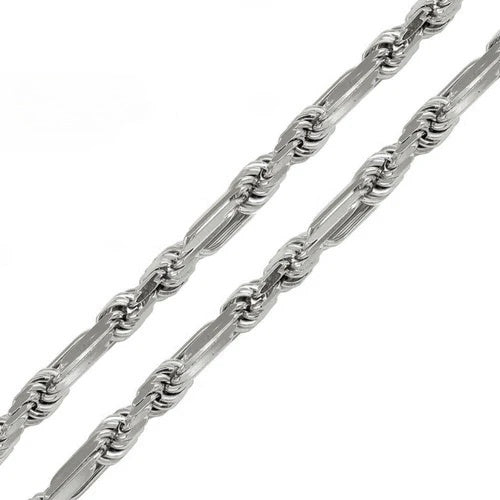 Sterling Silver Figarope Milano 8mm Chain Or Bracelet
