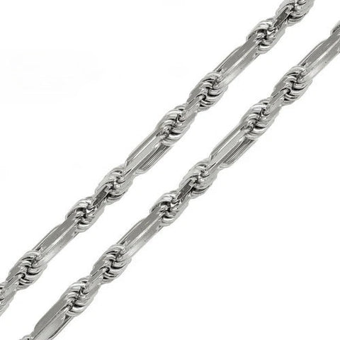 Sterling Silver Figarope Milano 8mm Chain Or Bracelet