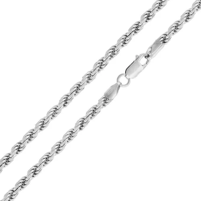 Sterling Silver Flex Rope 130 Chain Or Bracelet