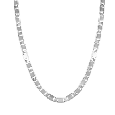 Sterling Silver 6 Sided Diamond Cut Valentino 100 4.5mm Chain or Bracelet