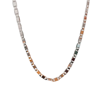 Sterling Silver 6 Sided Diamond Cut Valentino 120 5.2mm Chain or Bracelet