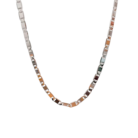 Sterling Silver 6 Sided Diamond Cut Valentino 120 5.2mm Chain or Bracelet