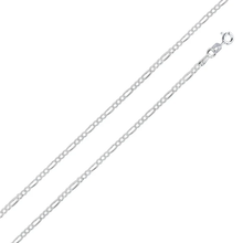 Load image into Gallery viewer, Sterling Silver Figaro 050 Chains Or Bracelet
