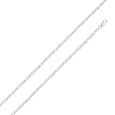 Sterling Silver Figaro 080 Chain Or Bracelet