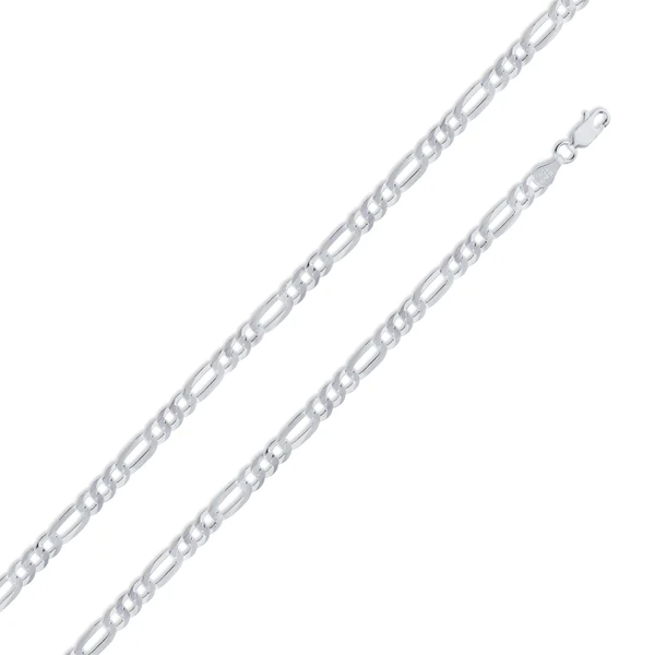 Sterling Silver Figaro 120-5mm Chain