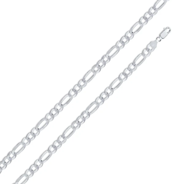 Sterling Silver Figaro 160-6.8mm Chain