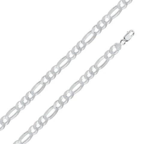 Sterling Silver Figaro 250 Chain Or Bracelet