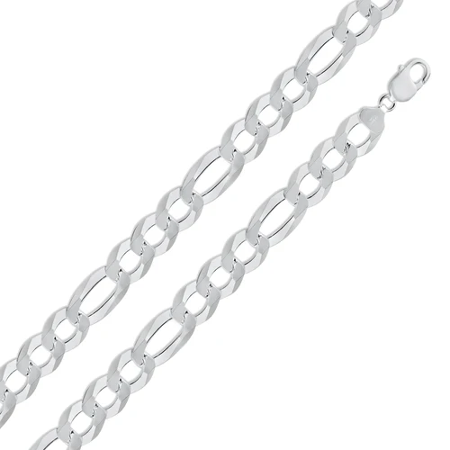 Sterling Silver Figaro 500-20.2mm Chain