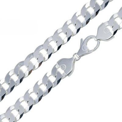 Sterling silver Curb 400-16.4mm Chain