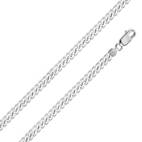 Sterling Silver Miami Cuban 200-7mm Chain