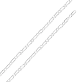 Sterling Silver Figaro 120 1+1 Chain Or Bracelet