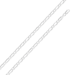 Sterling Silver Figaro 120 1+1 Chain Or Bracelet