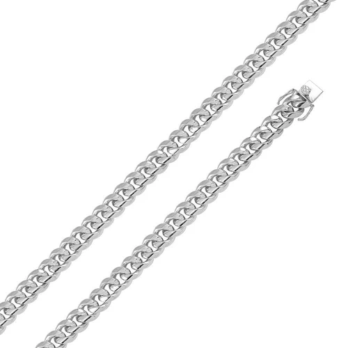 Sterling Silver Miami Cuban 300-10.8mm Box Lock Chain