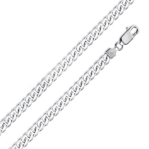 Sterling Silver Light Weight Miami Cuban Diamond Cut 250-9.4MM Chain