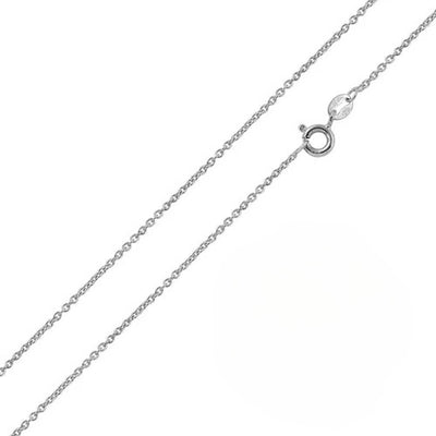 Pack of 6 Sterling Silver Anchor 030-1.2MM Chain