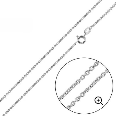 Sterling Silver Anchor 035-1.3MM Chain