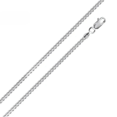 Sterling Silver High Polished Box 1.5mm-030 Chain