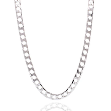 Load image into Gallery viewer, Sterling Silver Square Curb Diamond Cut Ten Sided 200 Chain Or Bracelet