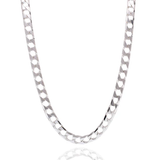 Sterling Silver Square Curb Diamond Cut Ten Sided 200 Chain Or Bracelet