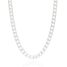 Load image into Gallery viewer, Sterling Silver Square Curb Diamond Cut Ten Sided 250 Chain Or Bracelet