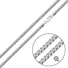 Load image into Gallery viewer, Sterling Silver Basic Non-Plated 4.2mm Square Franco Chain Or Bracelet