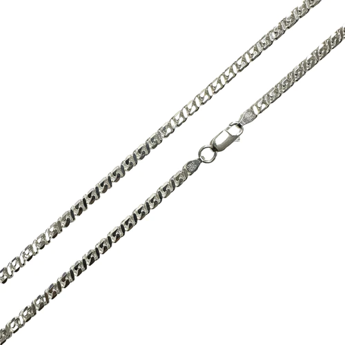 Sterling Silver Dollar Cuban Diamond Cut 130-4.1mm Chain
