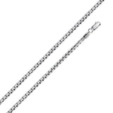 Sterling Silver Basic Non-Plated 3.3mm Round Box Chain