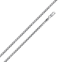 Load image into Gallery viewer, Sterling Silver Basic Non-Plated 5mm Round Box Chain