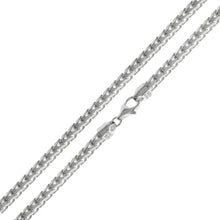 Load image into Gallery viewer, Sterling Silver Gun Metal Plated 100-3.1mm Franco Chain