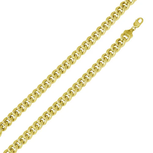 Load image into Gallery viewer, Sterling Silver Gold Plated Hollow 12.8mm Curb Chain