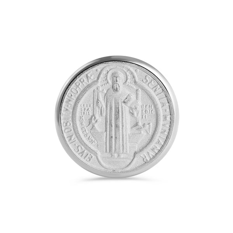 Sterling Silver Saint Benedict Medal Prayer 13 Wedding Coins