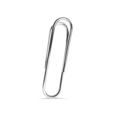 Sterling Silver High Polished Paperclip Style Moneyclip