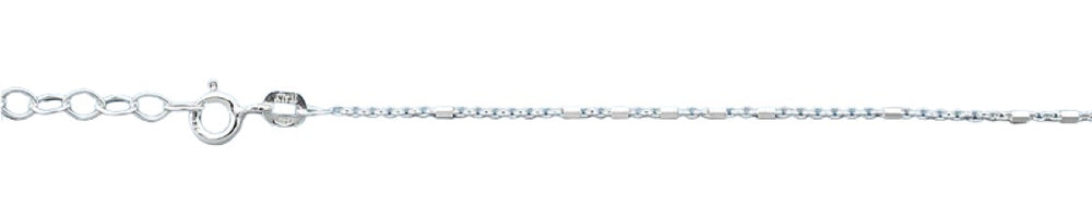 Sterling Silver Small Plain Anklet