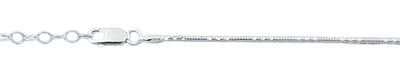 Sterling Silver 1.4mm Anklet