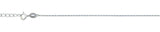 Sterling Silver Small Lock Chain Anklet