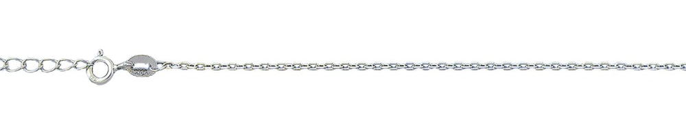 Sterling Silver Lock Chain Anklet