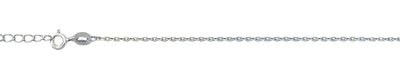Sterling Silver Lock Chain Anklet