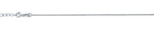 Load image into Gallery viewer, Sterling Silver Small Chain Lock Anklet